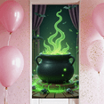 thumbnail image 6 of Green Smoke Halloween Cauldron Banner Spooky Spider Potion for Halloween Party Haunted House Decoration, 6 of 7