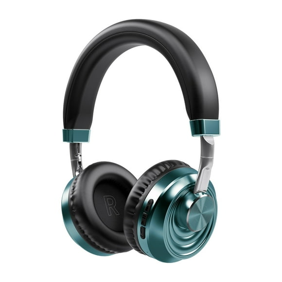 COM1950s Speakers Bluetooth Wireless, Headphones Wireless Bluetooth, Metal Headset Intelligent Wireless Noise-Cancelling Folding Bluetooth Headphones Music Sports-Long Standby Range Wireless Headphone