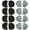 Black + Light Gray, variant on Assorted Chunky Yarn for Crocheting 8 Pack, Fluffy Jumbo Chenille Yarn, Soft Plush Yarn Bulky, Giant Thick Fuzzy Yarn for Hand or Arm Knitting (27 yds,8 oz Each Skein)