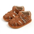 thumbnail image 6 of Baby Girls Boys Non-Slip Flats Sandals Infants Casual Crib Shoes Prewalkers 0-18 Months, 6 of 8