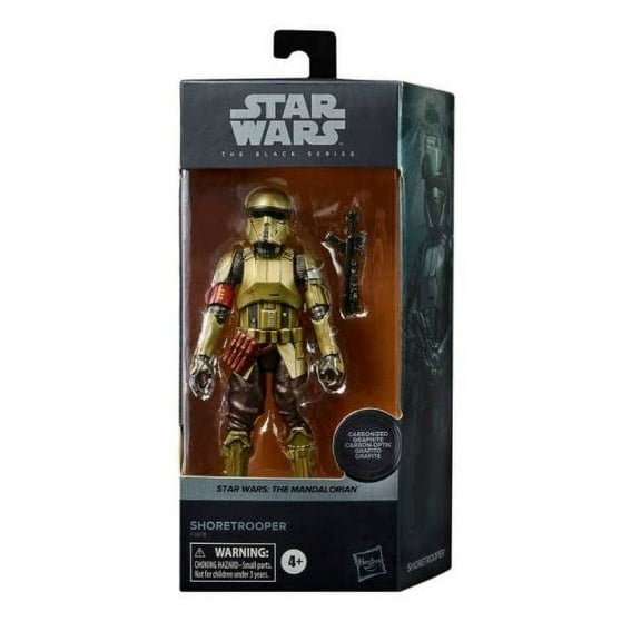 Star Wars Black Series The Mandalorian Carbonized Collection Exclusive Figure Set (Shoretrooper)