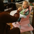 thumbnail image 4 of HARPPA Baby High Chair, 8 in 1 Toddler Dining Booster Seat for Baby Girl, Pink, 4 of 11