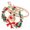 A, variant on Homerr Christmas Napkin Ring Holiday Napkin Holder Snowman Santa Claus Christmas Napkin Ring Table Decoration Dinner Napkin Holder Buckle Xmas Party Supplies Set of 4