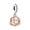 A0332, variant on 925 Sterling Silver Wrapped Silver Wire Pink Crystal Heart Dangle Charm for Bracelet Charms Bangle Pendant Jewelry