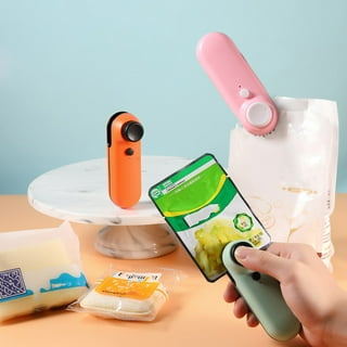 Lollanda Paper Crimper For Chip Bags,Heat Sealer Portable Bag Sealing  Machine Shrinker Handheld Kitchen Gadgets 