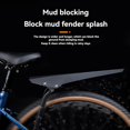 thumbnail image 2 of Bicycle Mudguard Bike Mud Guard Soft Plastic Mudguard Strong Toughness Road Bicycle Protector Accessories, 2 of 10