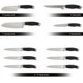 thumbnail image 6 of Classic Cuisine 15-Piece Stainless Steel Knife Set with Sharpener and Block, 6 of 7