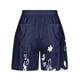 thumbnail image 3 of Mujeres Pantalones Cortos Ilustración de Verano Casual Encaje Hasta el Bolsillo Elástico, Pantalones Cortos Casuales para el Día Y el Ocio, 3 of 5