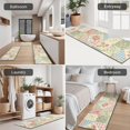 thumbnail image 5 of Pioneer Flower Floral Print Pattern Kitchen Rugs Sets Of 3,Kitchen Runner Rugs Non Skid Washable,Decorative Kitchen Floor Mats for Kitchen,Sink,Laundry,17X30 Inch + 17X47 Inch + 17X59 Inch, 5 of 6