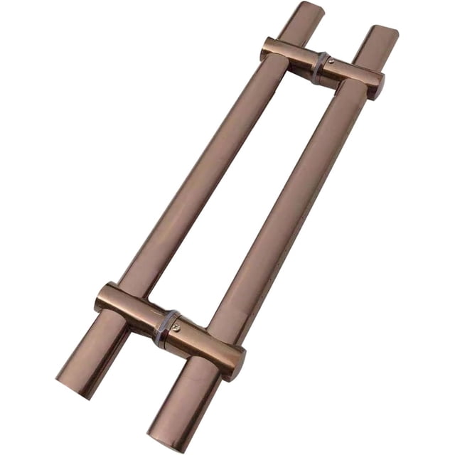 Gamvdout Poignées de Porte en Verre Acier Inoxydable Barre à Barre Poignée de Porte Robuste Barre de Traction pour Salles de Douche Centres Commerciaux Bureaux