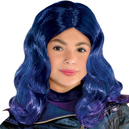 Party City Mal Wig for Girls, Descendants 3, Halloween Costume Accessories, One Size