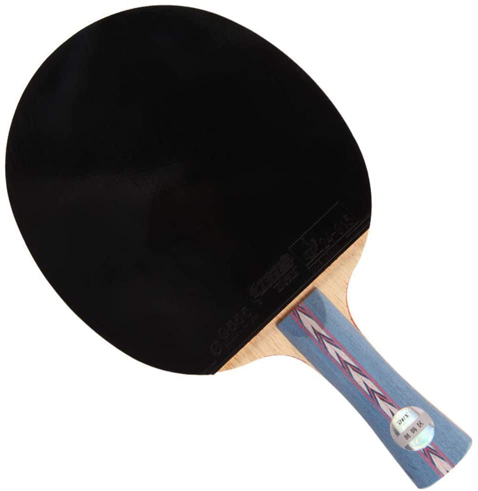 Shakehand a KAMTS Wrist Guard DHS Hurricane-II Tournament Ping Pong Paddle Table Tennis Racket