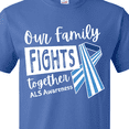 thumbnail image 4 of Inktastic Our Family Fights Together ALS Awareness T-Shirt, 4 of 5