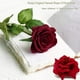 thumbnail image 4 of Flores artificiales LED encadenan rosas rojas eternas en una cúpula de vidrio, rosas rojas dedicadas a novias, bodas, aniversarios, día de la madre, 4 of 5
