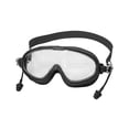 thumbnail image 4 of Gafas de natación para niños con tapones para los oídos, correa ajustable, accesorios de natación, gafas de natación portátiles de visión amplia, Negro, 4 of 8