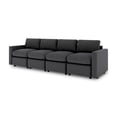 thumbnail image 1 of Sofá  Seccional Modular 4 Plazas Moderno | Gris Carbón, 1 of 8