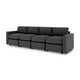 thumbnail image 1 of Sofá  Seccional Modular 4 Plazas Moderno | Gris Carbón, 1 of 8
