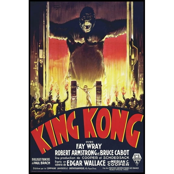 King Kong Gates Fire Poster 24" x 36"