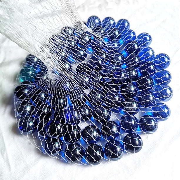 50counts 16mm Colorful Glass Ball Kids Marble Run Game Accs Vase Filler& Fish Tank Home Decor