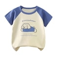 thumbnail image 1 of Hiiyo T-Shirt Mignon pour Garçons, Manches Courtes, Col Rond, Tailles 3M-6Y, 1 of 2