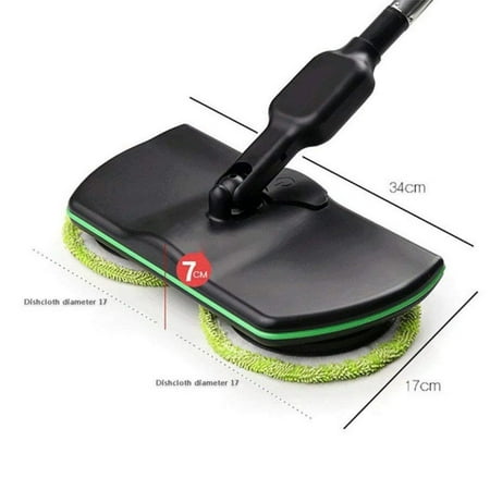 Cordless Rechargeable Electric Mop - Floor Cleaner ,Electric Spin Mop Floor Scrubber,with Replaceable Microfiber Mop Pads for Cleaning Hardwood Floor and (Best Mop For Tile Floors)