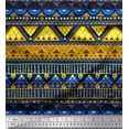 thumbnail image 1 of Soimoi Viscose Chiffon Fabric Geometric & Semi Mandala Decorative Printed Craft Fabric by The Yard 42 Inch Wide, 1 of 1