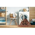 thumbnail image 2 of Ahgly Company Machine Washable Indoor Square Traditional Saffron Red Area Rugs, 9' Square, 2 of 7