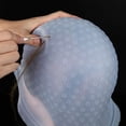 thumbnail image 3 of Hair Coloring Highlighting Cap, Silicone Highlight Cap Pull Through Caps Hair Coloring Frosting Cap with Hook, Hair Highlighting, 3 of 5