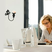 FRCOLOR Candle Sconces Wall Candle Holder Metal Candle Holder Decorative Candle Holders Wall Mount Candle Holders For Home