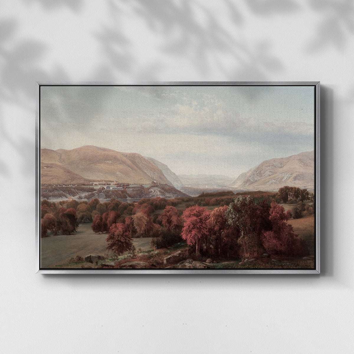 Vintage Animal Print-XVI By Wexford Home Framed in Silver Wood Gallery Wrapped Canvas 27 in. x 41 in.