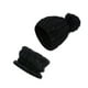 thumbnail image 5 of Gorros de invierno Sonducket para mujer bufanda pañuelo de punto Negro, 5 of 6