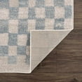 thumbnail image 4 of Hauteloom Benjy Hallway, Kitchen Runner Rug - Contemporary - Cream, Silver Blue - 2'7'' x 7'3'', 4 of 13
