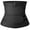 #1 Zipper Closure - Black, variant on QRIC Neoprene Sweat Waist Trainer for Women Double Belt Workout Corset Waist Cincher Sauna Trimmer Shaper Zipper (S-3XL)