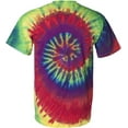 thumbnail image 4 of Gildan Men's Colorful Tie-Dye Rainbow Swirl T-Shirt, Style 200MS, 4 of 5