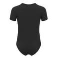 thumbnail image 4 of Miutii Kids Boys Special Needs Adaptive Clothing with Tube Access Short Sleeve Autism Sensory Romper Bodysuit Black 14, 4 of 7