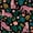 Color 2, variant on Peel and Stick Wallpaper blue white yellow Floral Colorful Green Leaves Cream flowers 17.7"x118" Contact Paper Removable Self Adhesive Waterproof Wall Decor for Bedroom Kitchen Cabinets