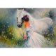 thumbnail image 1 of Diamond Painting (DE9236) DIY Kit Chica y Caballo Cuadrado Artesanía 45x60cm Blanco Hugtrwg Para estrenar, 1 of 1