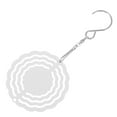 thumbnail image 2 of Set of 2 Heat Transfer Printed Chimes 76x76x1mm with Hooks Included for Easy Installation, 2 of 8