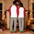 thumbnail image 5 of Busydd Family Pajamas Matching Sets Trendy Casual Print Christmas Pajamas Loungewear Round Neck Long Sleeve Tops and Pants Matching Christmas Pajamas for Family, 5 of 7