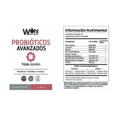 thumbnail image 2 of Probióticos Avanzados Wohl Laboratorios Triple acción Probióticos Prebioticos Enzimas Cápsula Endospore Frasco 60 cápsulas, 2 of 4