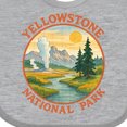 thumbnail image 4 of Inktastic Yellowstone National Park Boys or Girls Baby Bib, 4 of 4