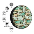 thumbnail image 4 of Goofa Colorful Hawaii Palms Pattern Universal Tire Cover for Jeep, SUV, Truck, and Trailer – Waterproof, UV-Resistant,Easy to Install, Fits 14"-17" Tires-14 inch, 4 of 6