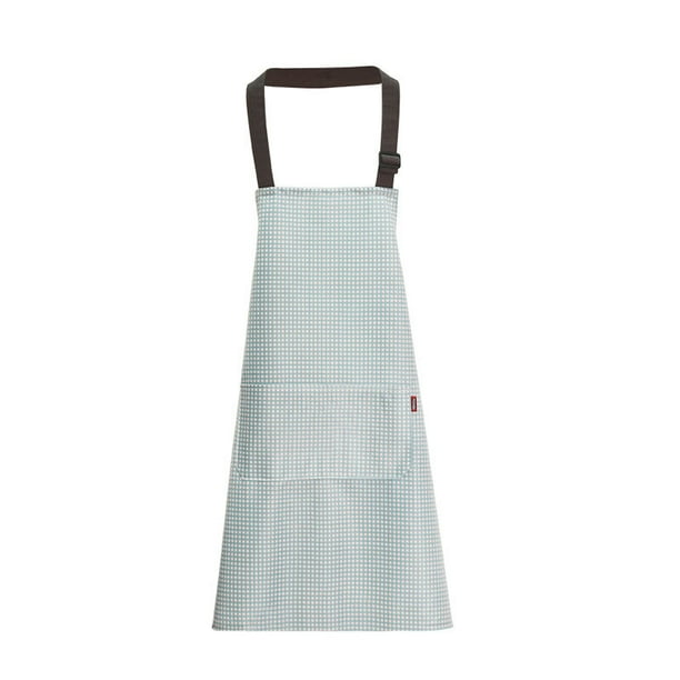 Delantal de poliéster de verano de estilo japonés ligero con bolsillo
