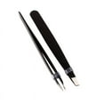 thumbnail image 2 of Professional Eyebrow Tweezer Slanted Hair Beauty Woman Beauty Makeup Black RS WA, 2 of 10