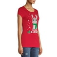 thumbnail image 3 of License Juniors' Fa La Llama Graphic T-Shirt, 3 of 6