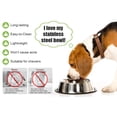 thumbnail image 5 of Podinor Cuencos De Acero Inoxidable Para Perros, Comida Y Agua, Antideslizantes, Apilables, Platos Para Cachorros Para Perros Pequeños, Medianos Y Grandes (Paquete De 2), 5 of 5