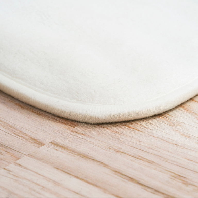 Somerset Home 2-Piece Memory Foam Bath Rug Set, White photo 6