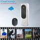 thumbnail image 2 of Cámara con timbre con video de 1080P, seguridad robusta con almacenamiento en la nube, detección humana de precisión impulsada por IA, visión nocturna, funciona con batería, para vigilancia en, 2 of 5