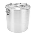 thumbnail image 1 of Portable Camping Cookware Pot, 304 Stainless Steel Portable Metal Rice Cooker Camping Cookware Large Capacity Pot for Outdoor Backpacking Camping Hiking Picnic, 1 of 7