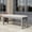 Grey, variant on May in Color Aluminium Bench with Waterproof Cushions for Garden, Porch, Balcony, Brown
